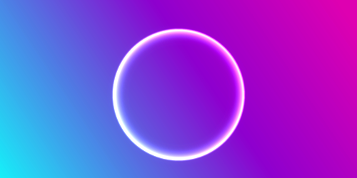 Circle with Fresnel effect and a 